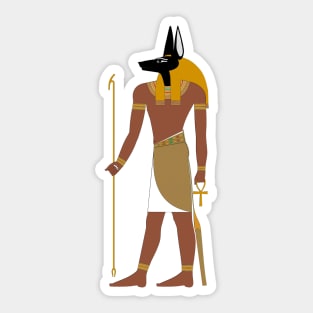 Golden Anubis Sticker